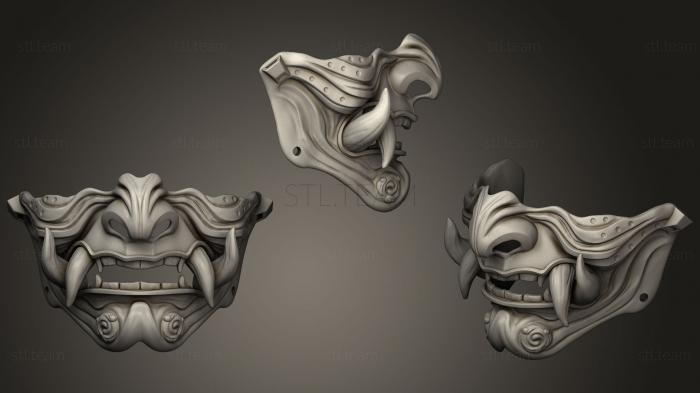 3D model Samurai Mask 3 (STL)